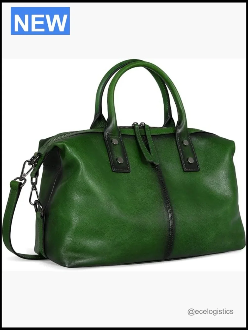 Genuine Leather Satchel Tote Bag Top Handle Handbag Shoulder Crossbody Large